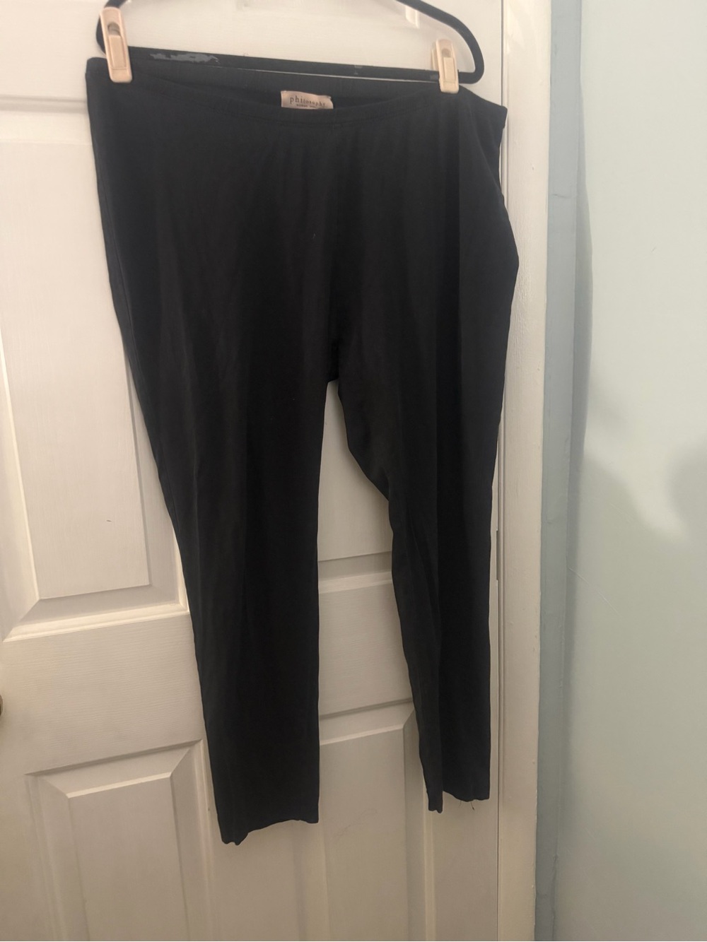 Philosophy Woman 3X Black Pull On Stretch Pants Plus Size